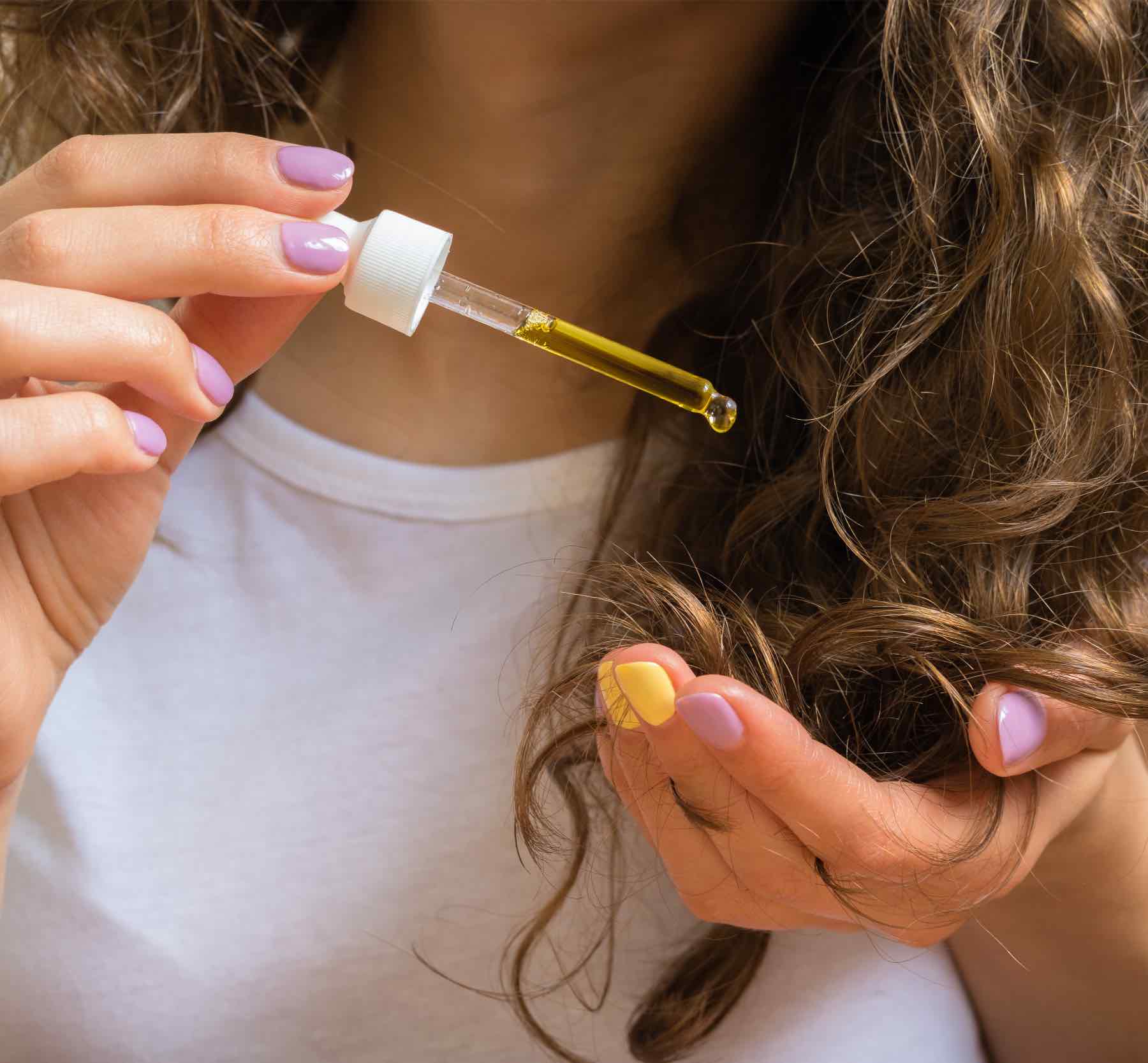 Using a hair oil can help strengthen your hair - call Lemon Tree for recommendations.